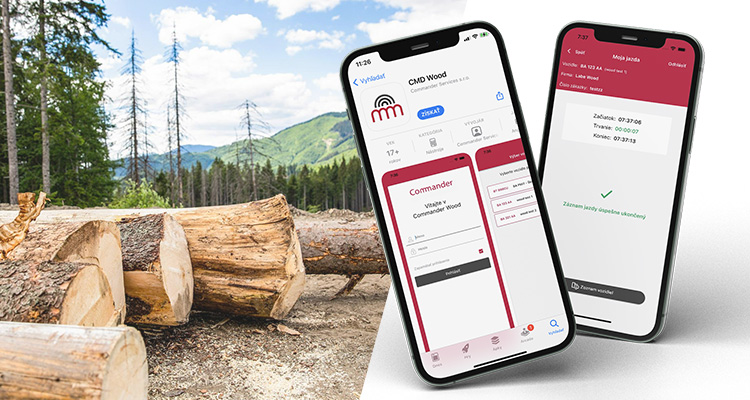 Commander - aplikace pro dřevařské společnosti